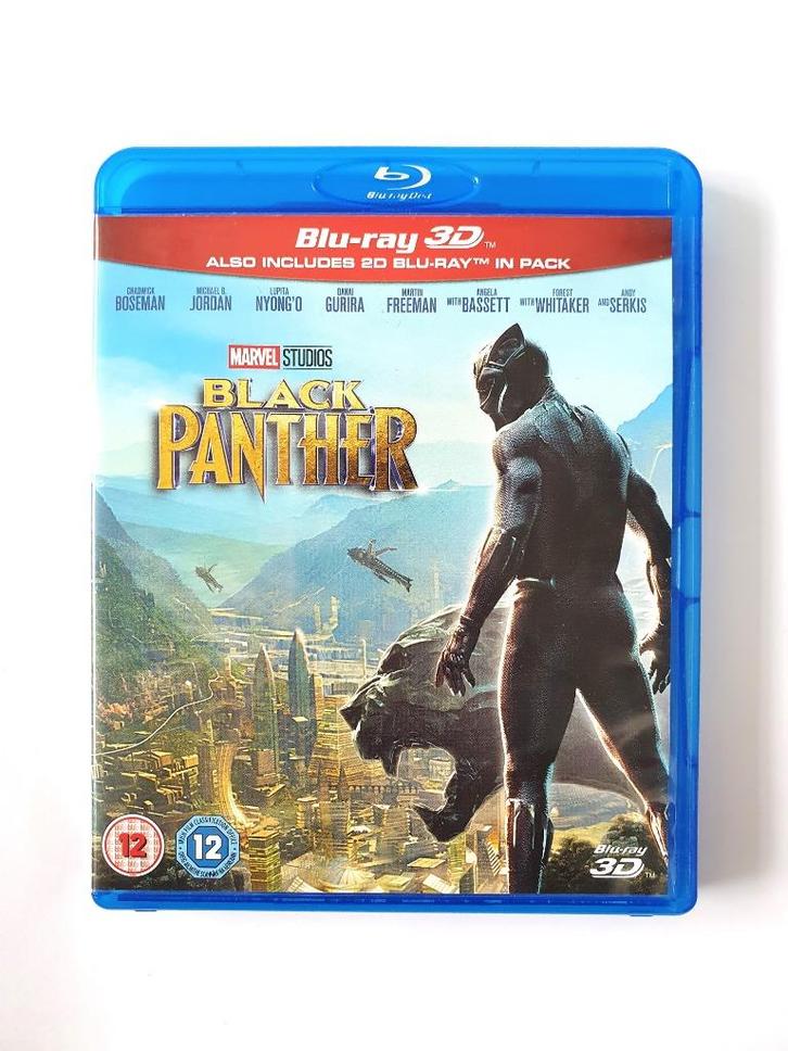 Black Panther 3D + 2D (2 disc), Cd's en Dvd's, Blu-ray, Zo goed als nieuw, Actie, 3D, Ophalen of Verzenden