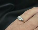 Gouden Vintage aanschuif ring diamanten Ca: 0.36 ct.2025/572