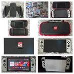 Nintendo Switch OLED + accessoires & games - Z.G.A.N!, Spelcomputers en Games, Online, Overige genres, Ophalen of Verzenden, Zo goed als nieuw