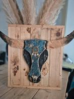 Stoer wandbord  Bull  handmade, Ophalen of Verzenden, Nieuw