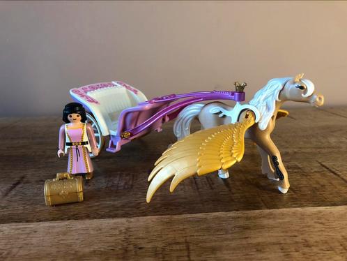 Playmobil Pegasus paard met koets 5143, Kinderen en Baby's, Speelgoed | Playmobil, Ophalen