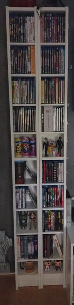 2 dvd/cd rekken ikea, Ophalen, 150 discs of meer, Zo goed als nieuw, Hout