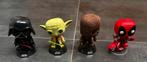 Funko Pop Set: Star Wars & Deadpool (4 stuks), Ophalen of Verzenden, Zo goed als nieuw