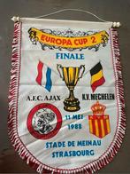 Finale Europacup 2 Ajax - KV Mechelen 11 mei 1988 Vaantje, Verzamelen, Ophalen of Verzenden, Zo goed als nieuw, Ajax, Vaantje of Sjaal