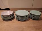 Ikea servies turquoise en grijs, Antiek en Kunst, Ophalen of Verzenden