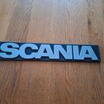 Scania embleem Scania letters carrosserie plaatwerk 42x7,5cm, Ophalen of Verzenden, Gebruikt