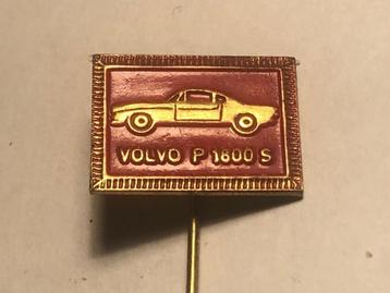 Metalen VOLVO P1800 S AUTOMODEL Speld (Rood/Messingkleur). beschikbaar voor biedingen