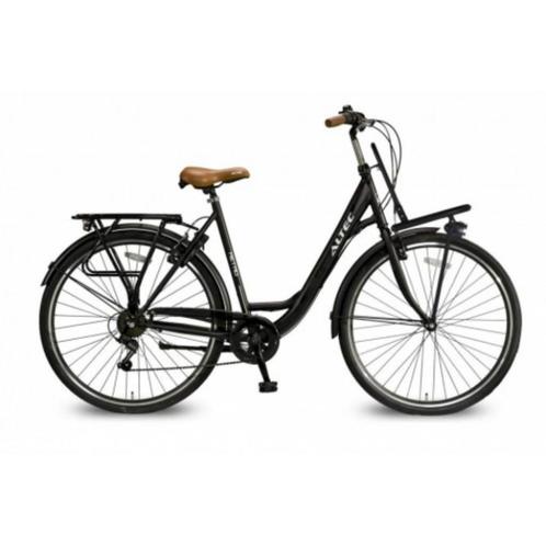 Altec Metro Plus 28 inch Transportfiets 7v Mat Zwart Dames, Fietsen en Brommers, Fietsen | Dames | Damesfietsen, Nieuw, Overige merken