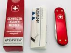 Wenger Crusader Eloxy RED ALOX Esquire Money Clip Swiss Pock, Nieuw