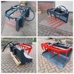 Mestklem pelikaanbak voor de kleinere minishovel, Ophalen