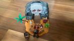 Playmobil 4443 5804 piraten koffer doodhoofd sketel eiland, Ophalen, Gebruikt, Los playmobil