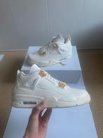 Jordan 4 Retro Metallic Gold (Women's) - 44, Nieuw, Jordan, Ophalen of Verzenden, Wit