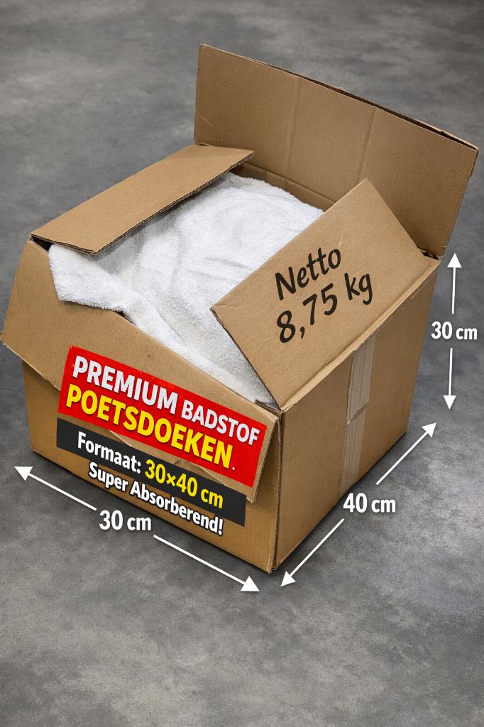 Poetsdoeken premium badstof 3040 cm – extreem absorberend, Ophalen of Verzenden, Gebruikt, Gereedschap of Toebehoren