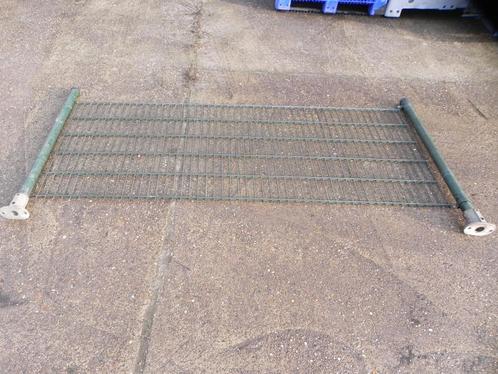 Staafmat hekwerk, Tuin en Terras, Tuinhekken en Hekwerk, Gebruikt, Enkelstaafmat hekwerk, IJzer, Ophalen