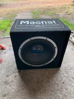 Subwoofer + versterker, Auto diversen, Autospeakers, Ophalen, Zo goed als nieuw