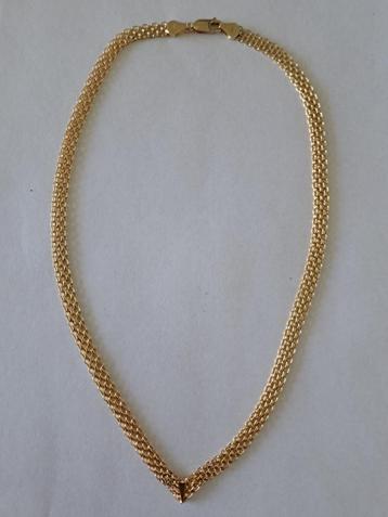 14 KARAAT GOUDEN COLLIER beschikbaar voor biedingen