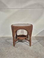 Lloyd loom celine royal brown bijzettafel, Ophalen of Verzenden