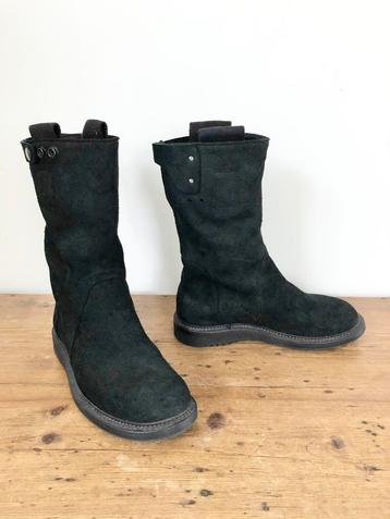 Rick Owens laarzen suede zwart, maat 36 beschikbaar voor biedingen