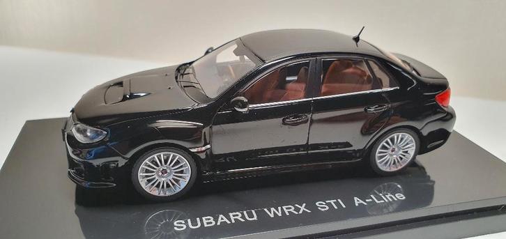 Ebbro Subaru WRX STI A-Line Black, Hobby en Vrije tijd, Modelauto's | 1:43, Zo goed als nieuw, Auto, Overige merken, Ophalen of Verzenden