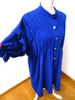 T13 MADE IN ITALY doorknoop jurk blauw maat XL 46/48, Nieuw, Blauw, Jurk, Ophalen of Verzenden