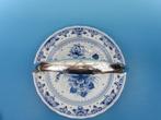 Delfts blauw bord met zilveren handvat                  VDH6, Antiek en Kunst, Ophalen of Verzenden