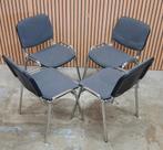 35 x Vergaderstoelen grijs kantine kantoor horeca stoelen, Ophalen of Verzenden, Zo goed als nieuw, Grijs, Vijf, Zes of meer stoelen