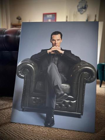 Canvas Benedict Cumberbatch 60x90cm Sherlock Holmes - Nieuw beschikbaar voor biedingen