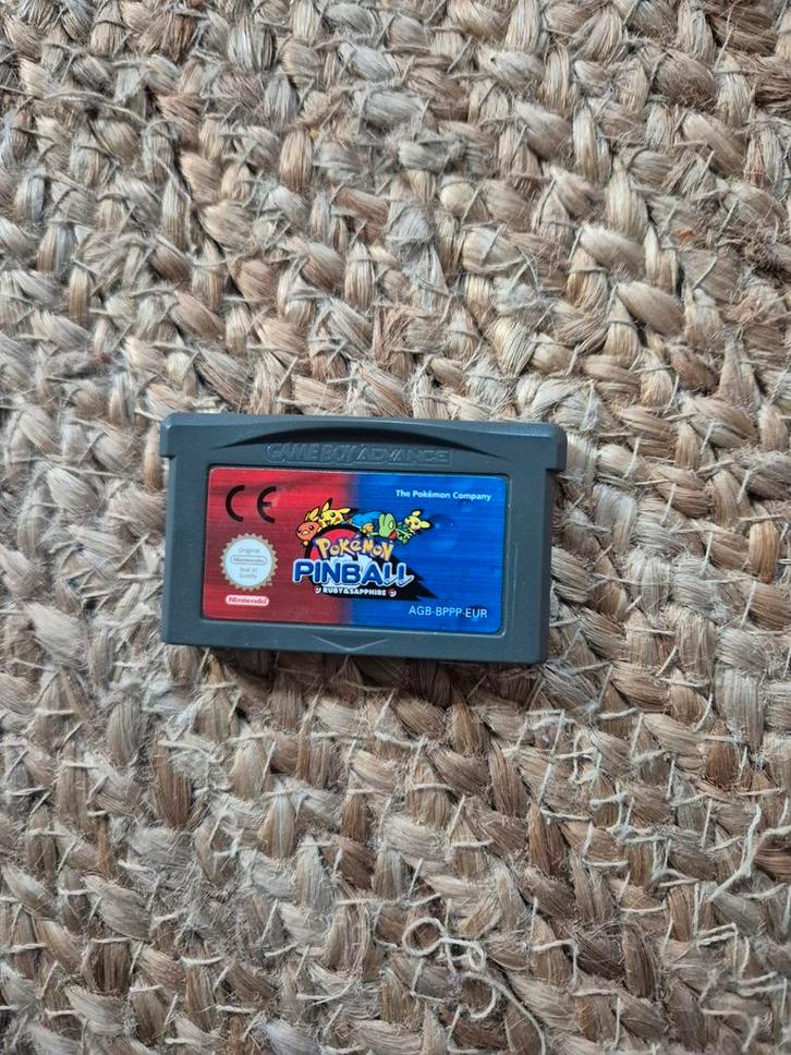 Pokemon Pinball: Ruby & Sapphire - GBA, Spelcomputers en Games, Games | Nintendo Game Boy, Gebruikt, Overige genres, 1 speler