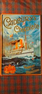 CADBURY CHOCOLATE metalen reclamebord, Verzamelen, Merken en Reclamevoorwerpen, Ophalen of Verzenden, Nieuw, Reclamebord