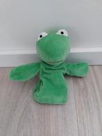 Knuffel handpop kikker en vriendjes max velthuijs K9471, Ophalen of Verzenden, Zo goed als nieuw, Kikker