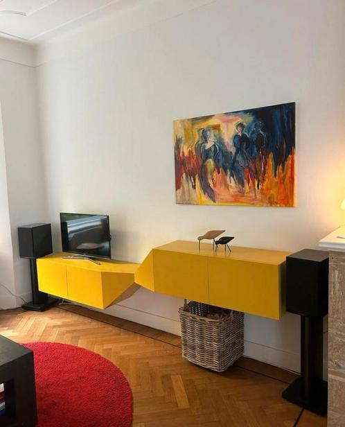 Hillside arflex design kast op maat mosterd geel, Huis en Inrichting, Kasten | Dressoirs, Zo goed als nieuw, 200 cm of meer, 25 tot 50 cm
