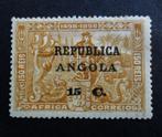 Angola -1913 Vasco da Gama (Africa zegel 150Reis) opdruk 15c, Ophalen of Verzenden, Overige landen