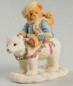 Schattig Beeld: Beer op IJsbeer, Ophalen of Verzenden, Zo goed als nieuw, Beeldje, Cherished Teddies