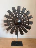 Oud houten spinnewiel op statief, Ophalen of Verzenden, Gebruikt