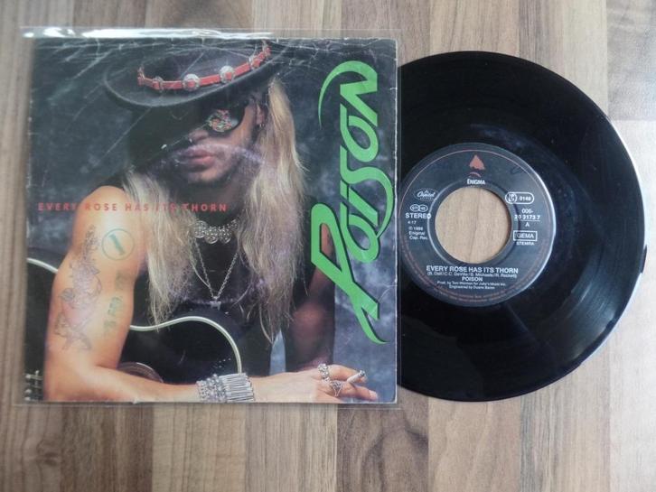 single Poison - Every Rose Has Its Thorn, Cd's en Dvd's, Vinyl Singles, Gebruikt, Single, Rock en Metal, 7 inch, Ophalen of Verzenden