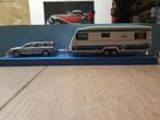 Prachtige combinatie Volvo V70 zilvergrijs met caravan.  Mod, Hobby en Vrije tijd, Verzenden, Nieuw, Auto, Overige merken