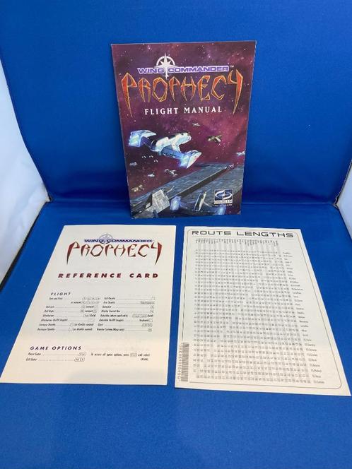 Originele boekjes Wing Commander Prophecy, Spelcomputers en Games, Games | Pc, Zo goed als nieuw, Avontuur en Actie, 1 speler