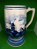 Delfs blauwe bierkruik 3/4 ltr, Ophalen of Verzenden