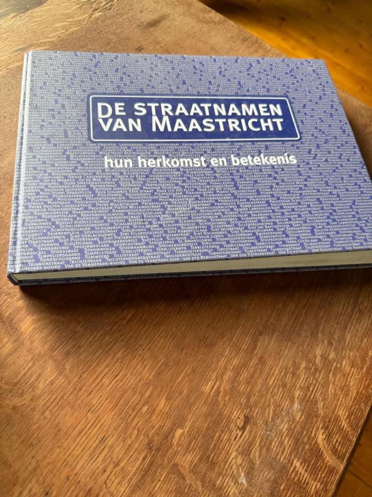 boek: de straatnamen van Maastricht en hun betekenis, Boeken, Overige Boeken, Zo goed als nieuw, Ophalen