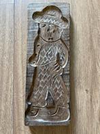Oude speculaasplank keuken antiek afbeelding mannetje, Ophalen of Verzenden