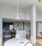 Mooie designlamp. Ook geschikt voor een hoog plafond, Ophalen, Zo goed als nieuw, Glas, 75 cm of meer
