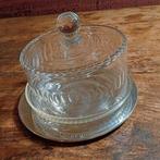 Kristallen Kaasstolp met Schaal, Antiek en Kunst, Ophalen of Verzenden