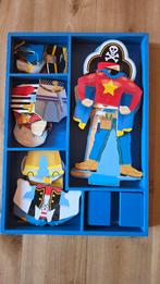 Melissa & Doug Houten magnetische aankleedpop, Ophalen of Verzenden, Zo goed als nieuw, Overige typen