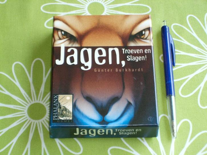 Jagen, troeven en slagen - een kort inventief kaartspel, Hobby en Vrije tijd, Gezelschapsspellen | Kaartspellen, Zo goed als nieuw