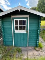 Blokhut 2.2x3.2meter,  staat op beton banden, Tuin en Terras, Tuinhuizen, Ophalen, Blokhut, 2 ramen, Hout