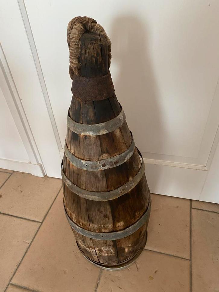 Joon of Breel - Houten Drijver voor Visnet niet aan gezaagd., Antiek en Kunst, Antiek | Overige Antiek, Ophalen of Verzenden