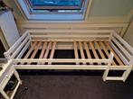 1pers bed, Huis en Inrichting, Ophalen, Gebruikt, Eenpersoons, Wit