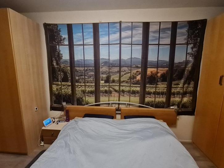 (Tuin)poster Franse wijngaard 300 x 180 cm, Tuin en Terras, Tuinwanddecoratie, Zo goed als nieuw, Ophalen of Verzenden