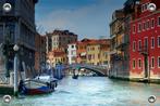 Tuinposter-Schuttingposter Venetië Italië 105x70 cm (bxh), Tuin en Terras, Tuinwanddecoratie, Verzenden, Nieuw, Good Smiling, Info@goodsmiling.com