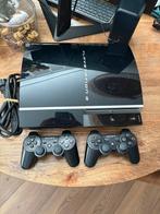 PS3 Phat + 2 Controllers, Gebruikt, Phat, Met 2 controllers, Ophalen of Verzenden